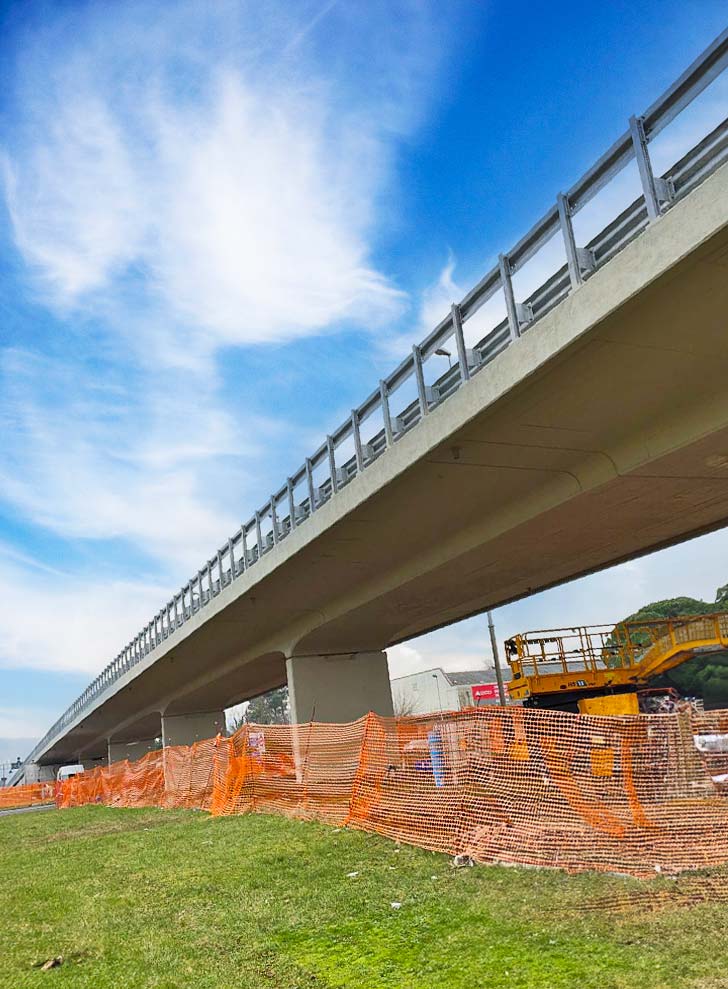 Lavori di manutenzione straordinaria nel Viadotto IV Stormo Caccia, al km 17+452 della S.S. 55 “Dell’Isonzo” a Gorizia Lavori di manutenzione straordinaria nel Viadotto IV Stormo Caccia, al km 17+452 della S.S. 55 “Dell’Isonzo” a Gorizia